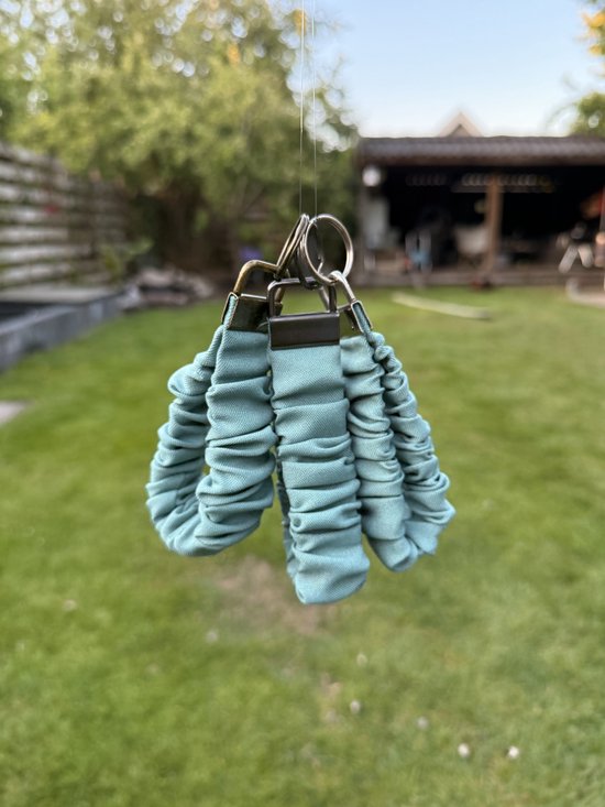 Sleutelhanger scrunchi Groen