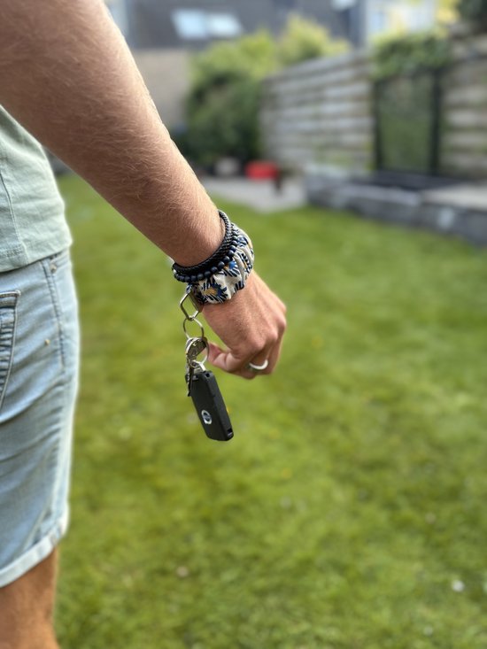 Sleutelhanger scrunchi Groen